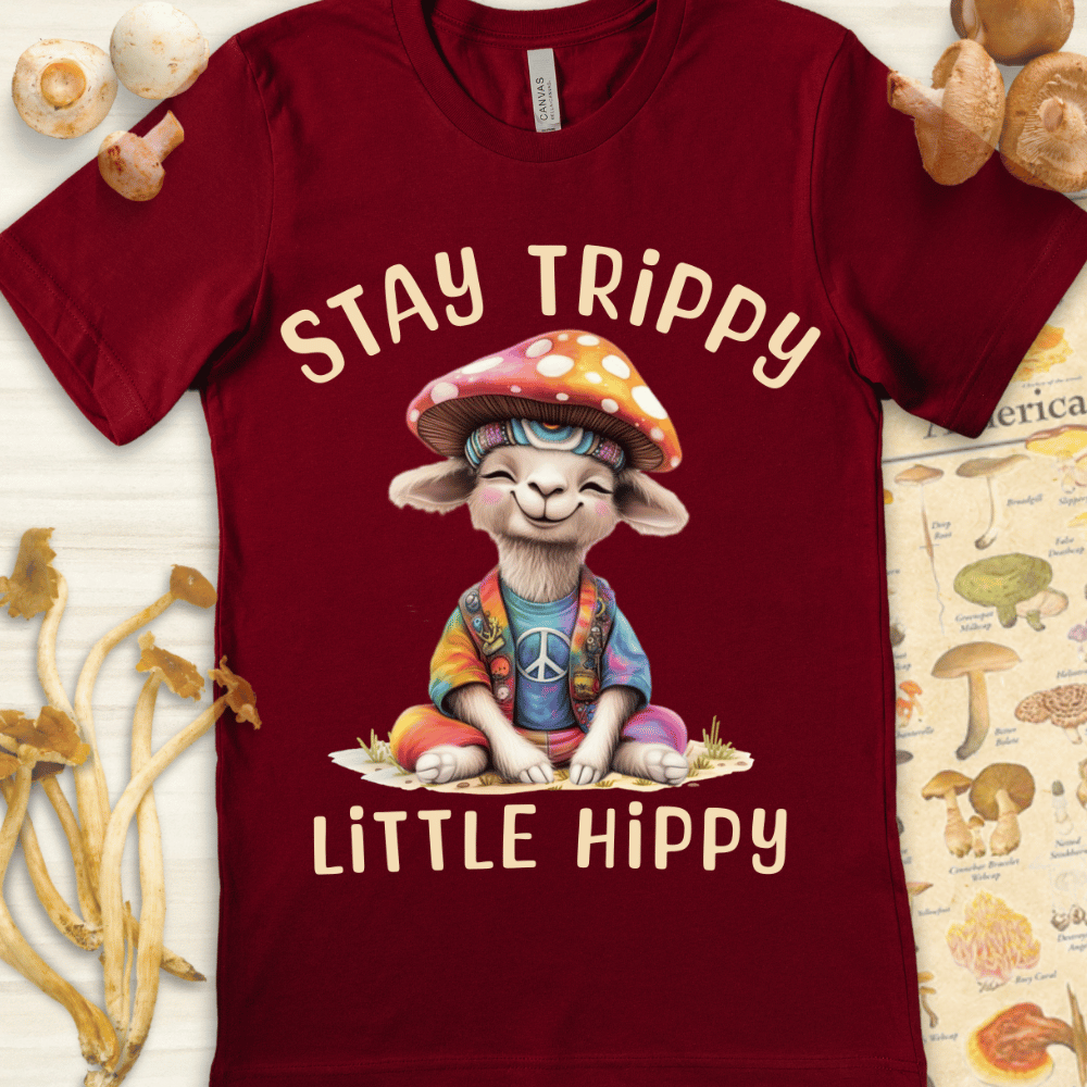 Stay Trippy Little Tee Red