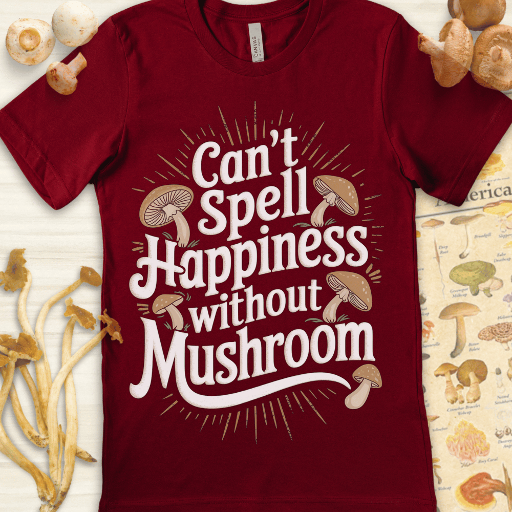 Spell Mushroom Tee Red