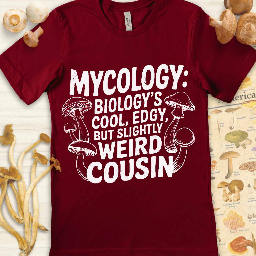 Biology Weird Cousin Tee Red