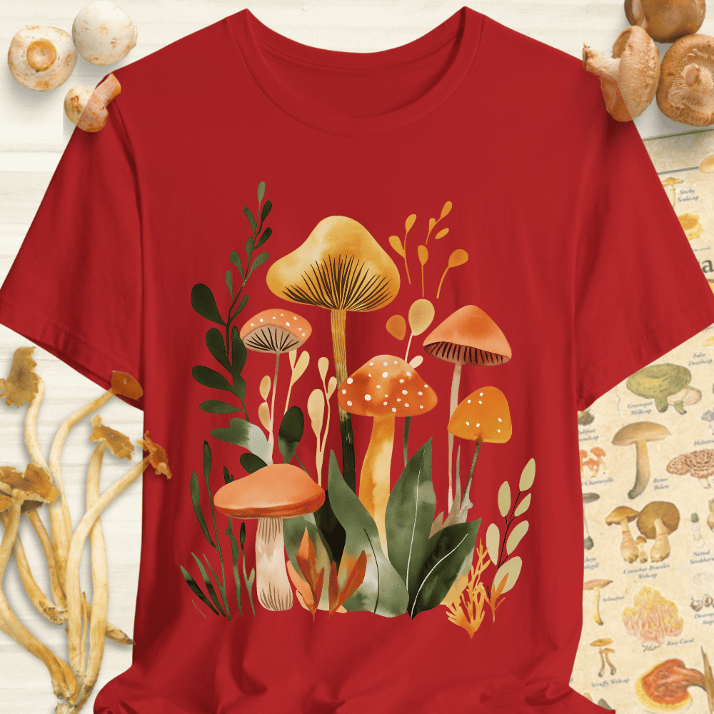 Boho Water Tee Red