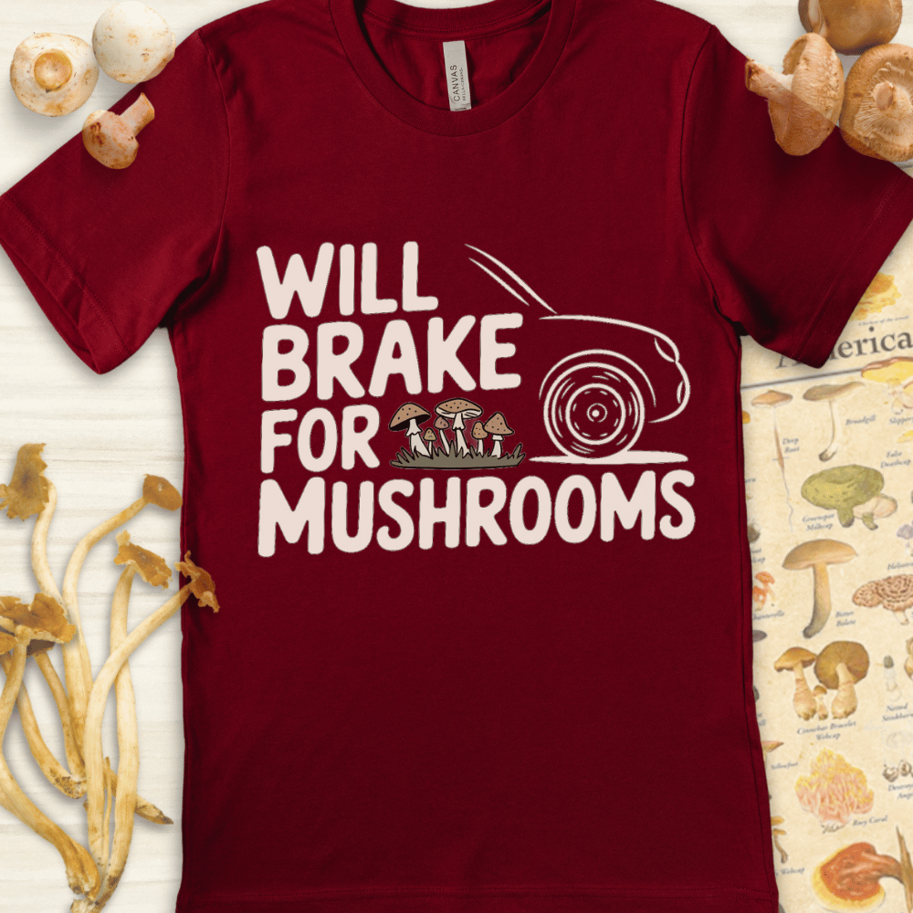 Break Mushrooms Tee Red