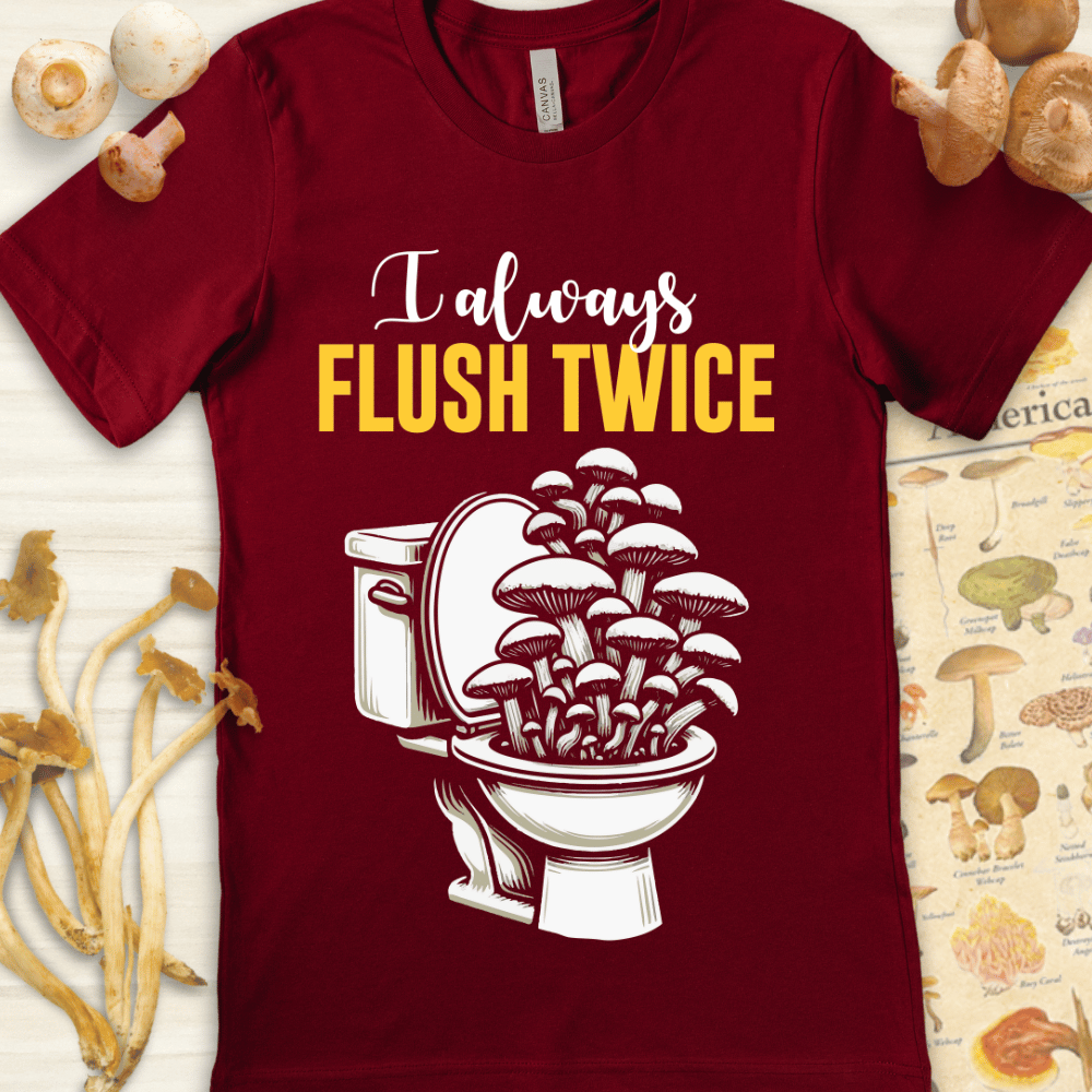 Flush Twice Harvest Tee Red