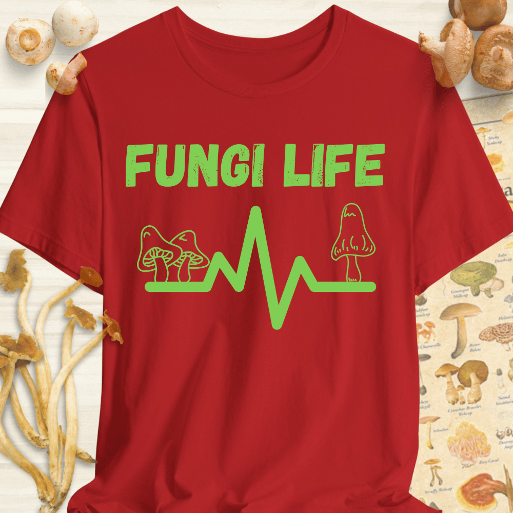 Fungi Life Tee Red