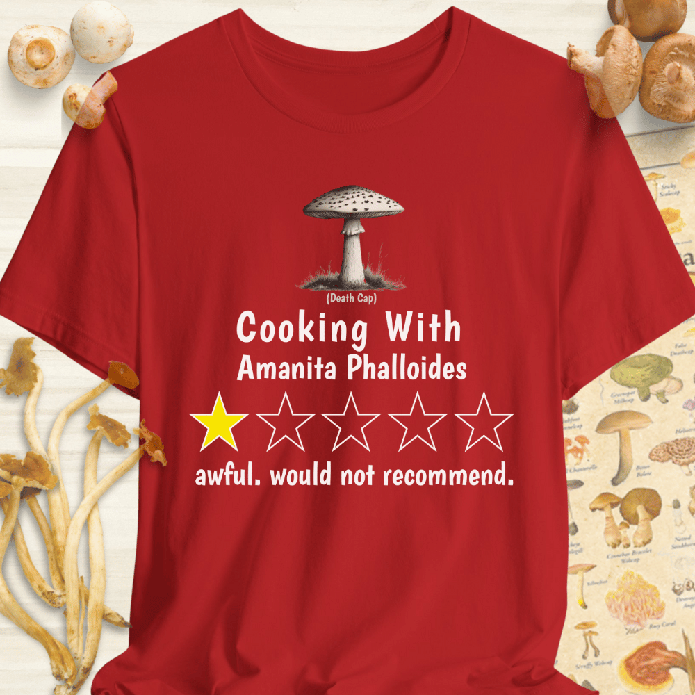 Death Cap 1 Star Tee Red