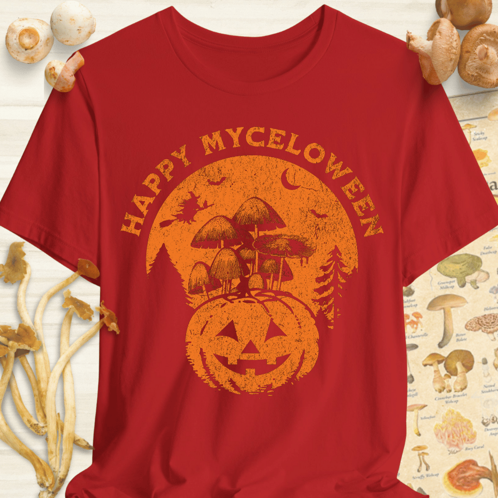 Happy Myceloween Tee Red