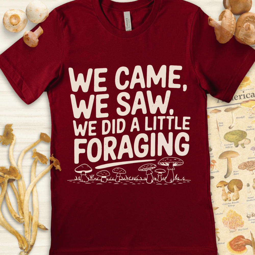 We Came Saw Foraged Tee Red