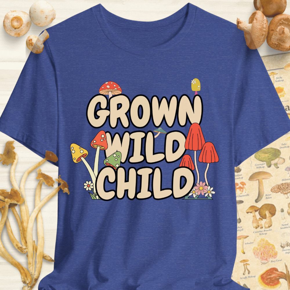 Grown Wild Child Tee Blue