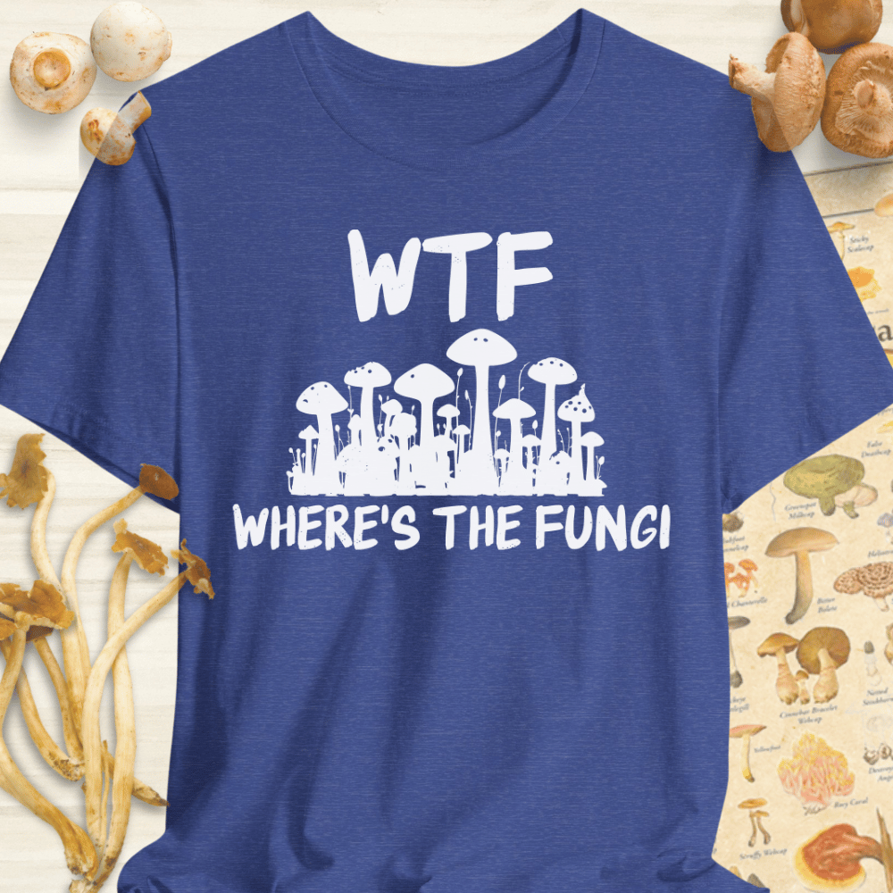 Where's The Fungi Tee Blue