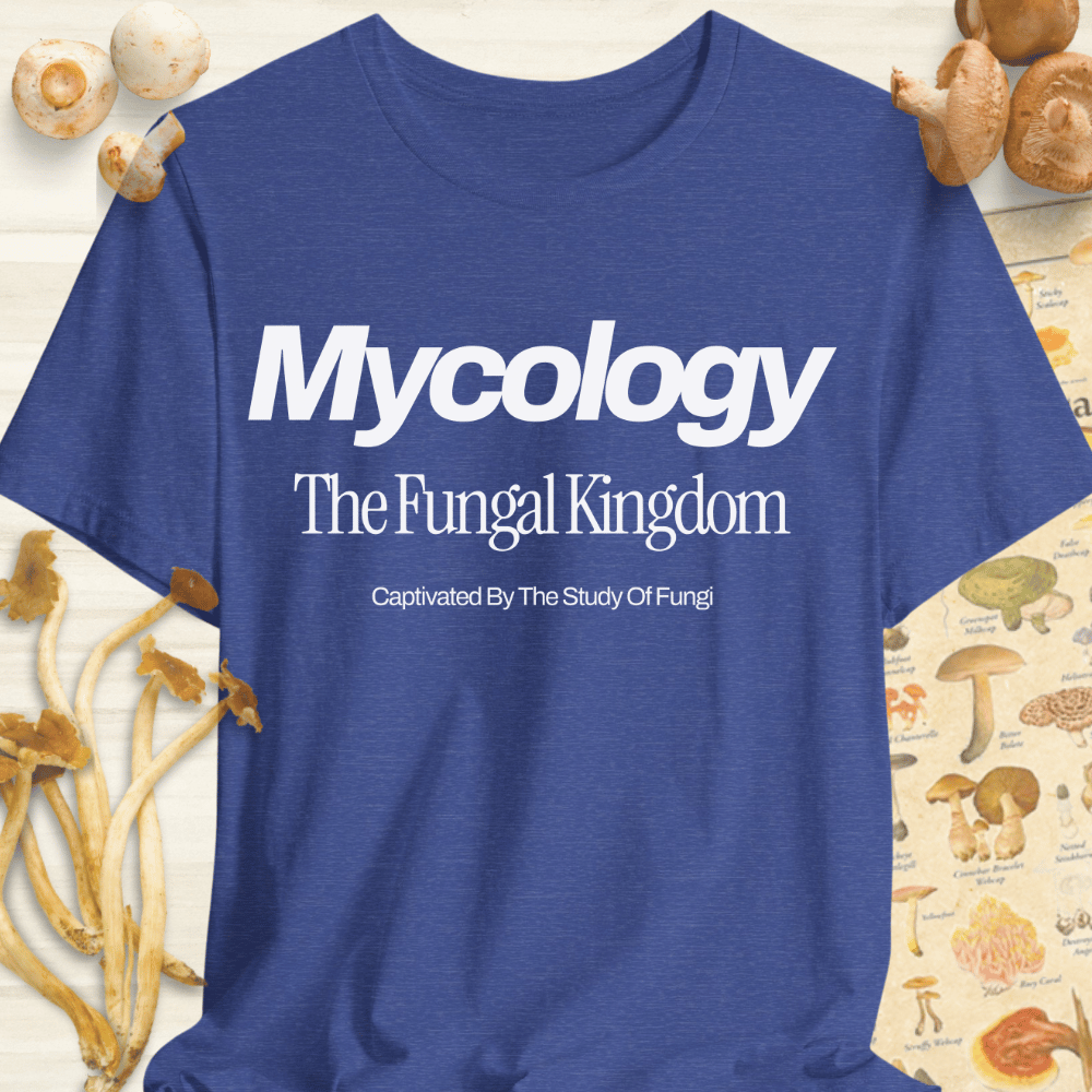 Mycology The Fungal Kingdom Tee Blue