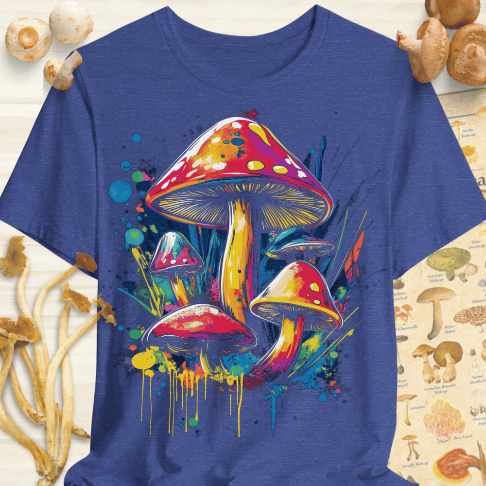 Fungal Street Art Tee Blue