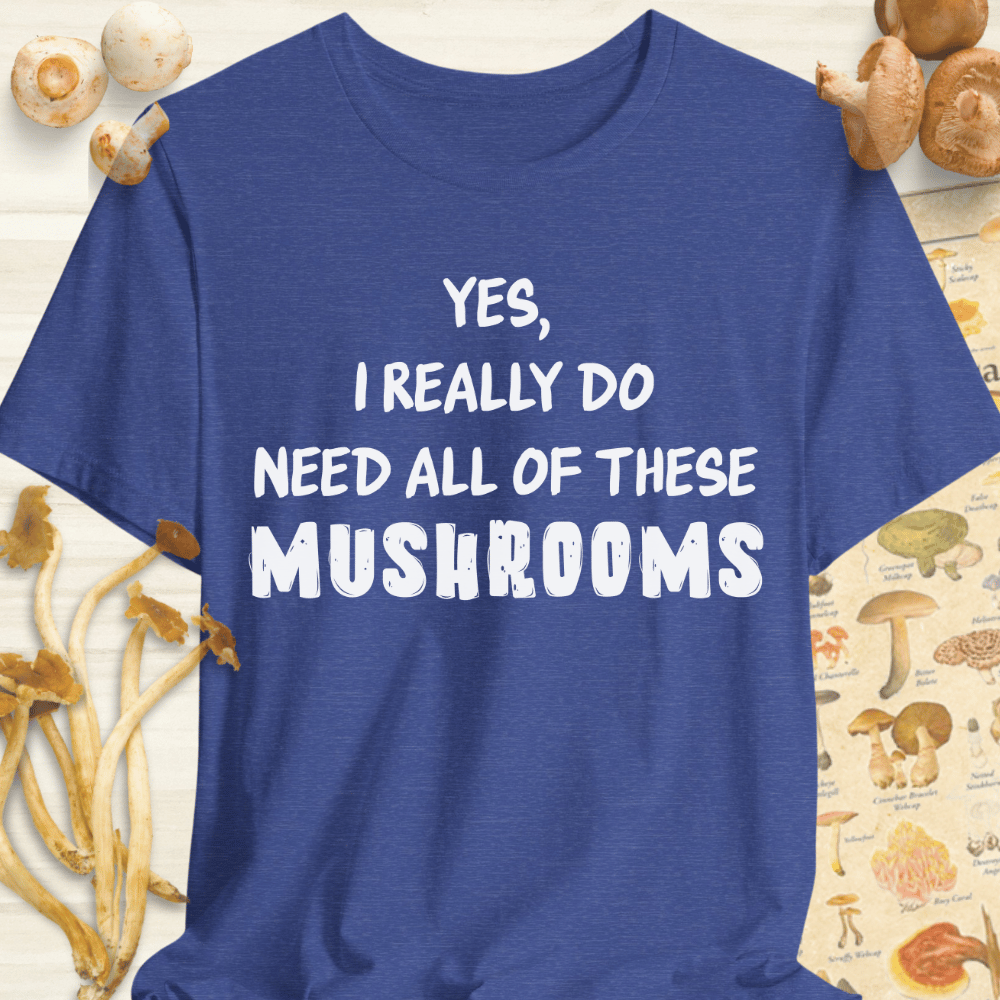 Really Need Shroom Tee Blue