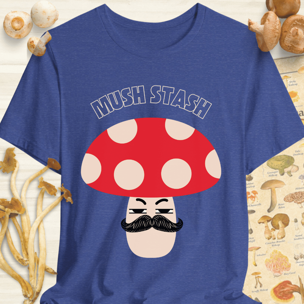 Mush Stach Tee Blue