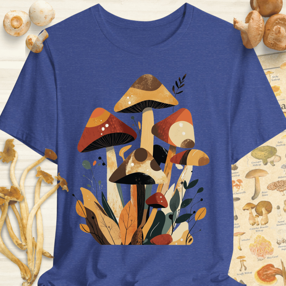 Cubist Forest Tee Blue