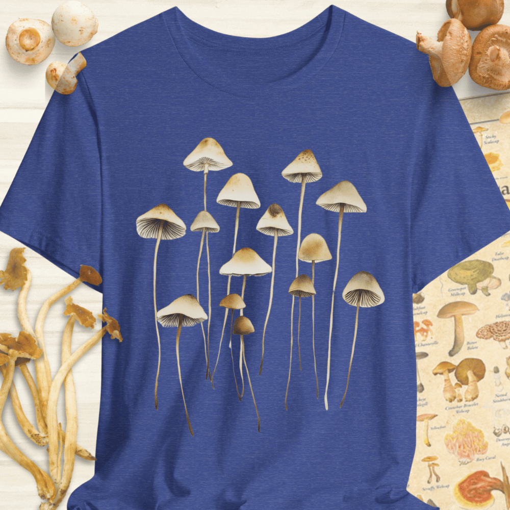 Long Stem Fungi Tee Blue