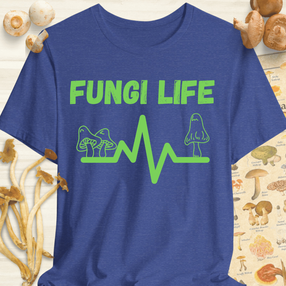 Fungi Life Tee Blue