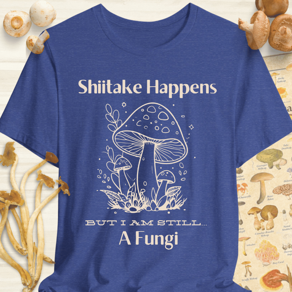 Shitake Fungi Tee Blue