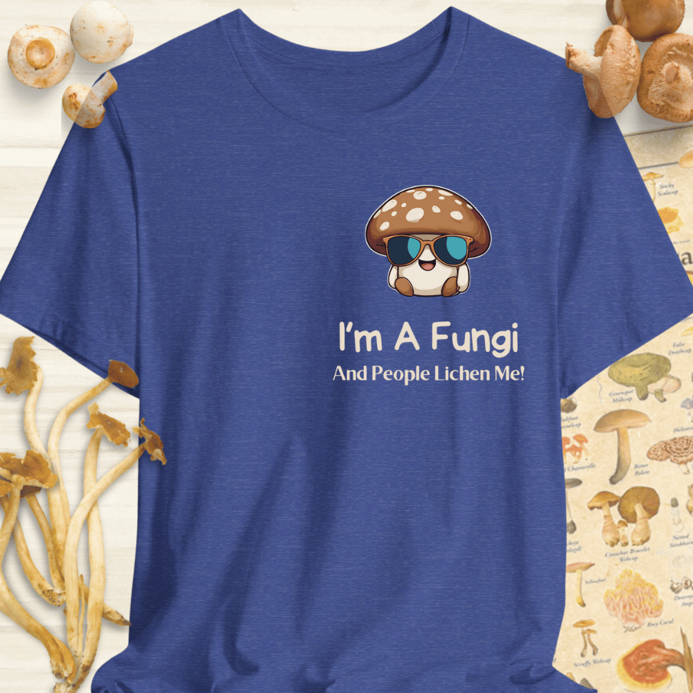 Fungi & People Lichen Me Tee Blue