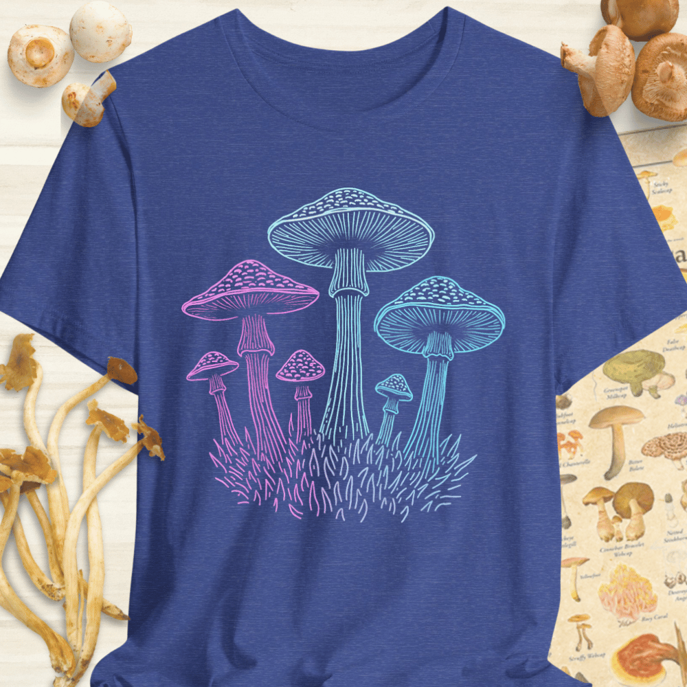 Neon Fungi Shock Tee Blue
