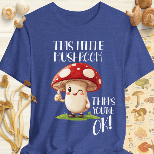 This Little Mushroom 2 Tee Blue