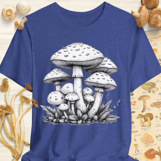 White Mushroom Tee Blue