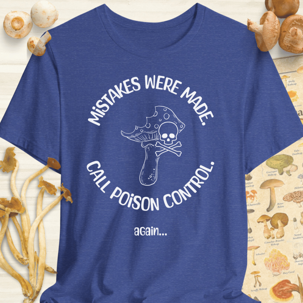Mistakes Were Made Tee Blue