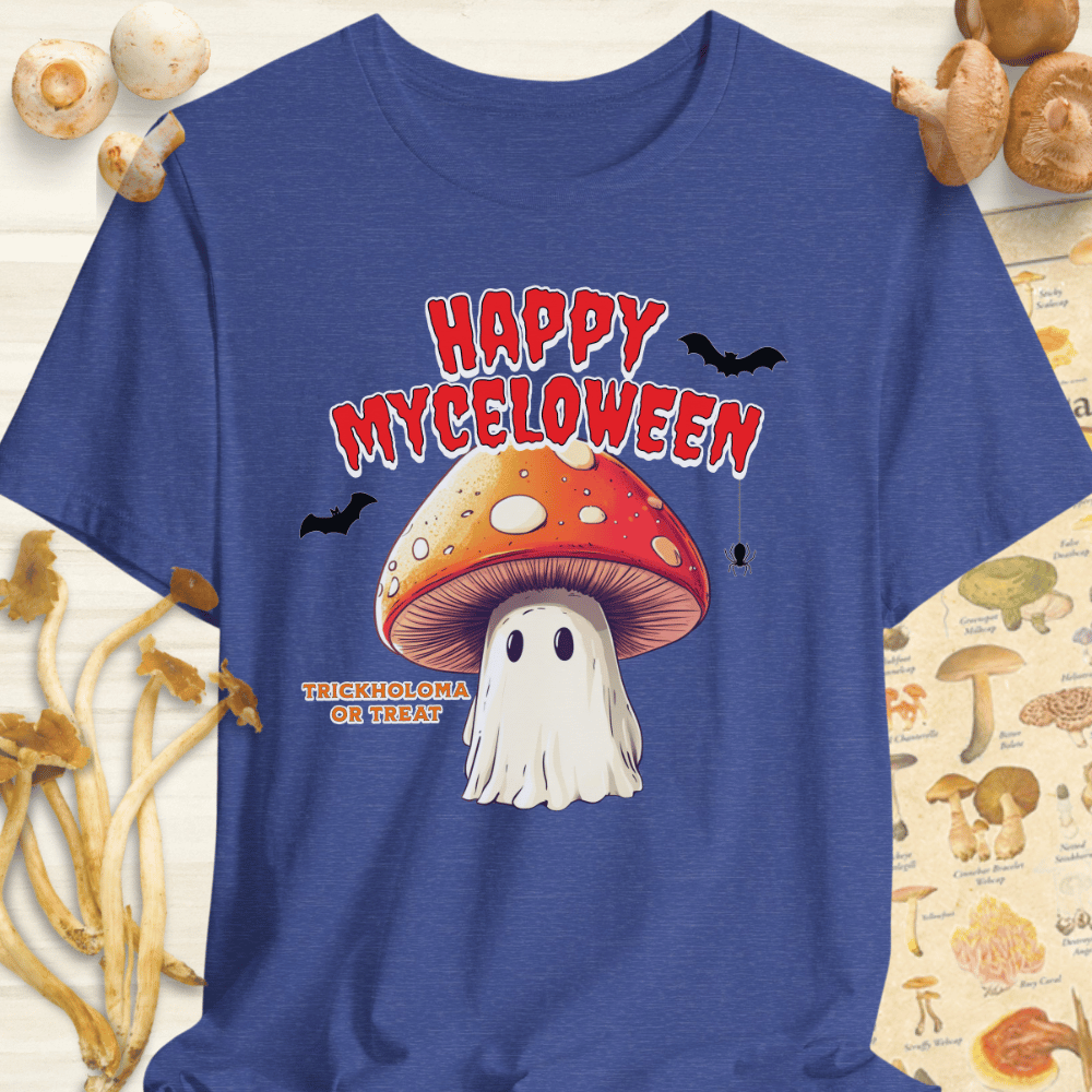 Happy Myceloween Tee Blue