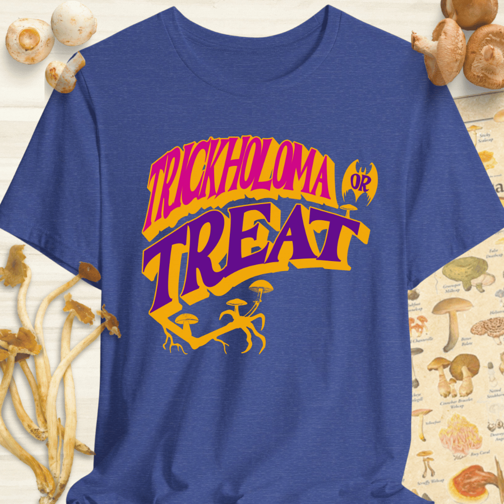 Trickholoma or Treat Tee Blue