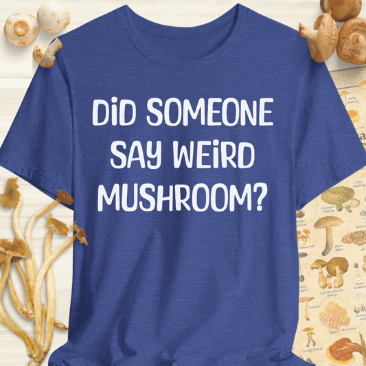 Weird Mushroom Tee Blue