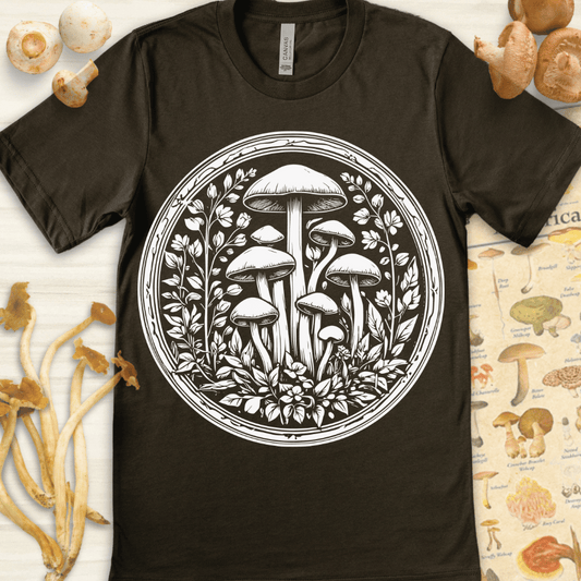 shroom Medallion Tee Dark Green
